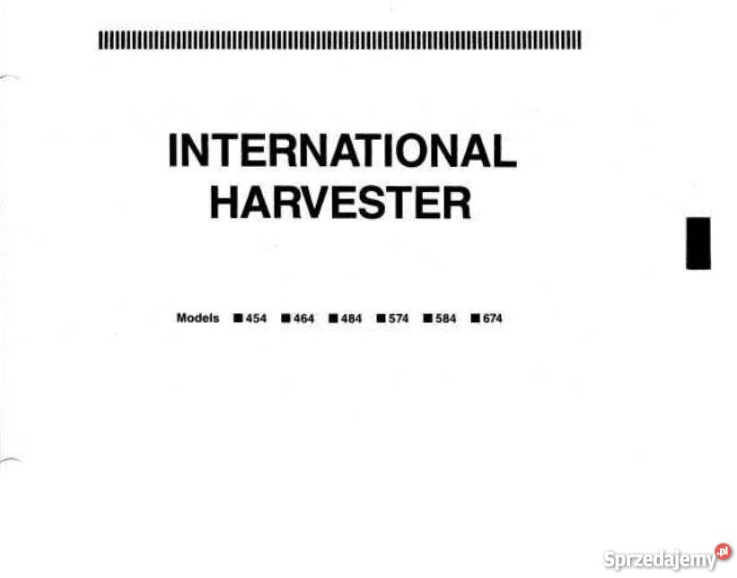 Case IH 454474475574674 INSTRUKCJA NAPRAW Kielce