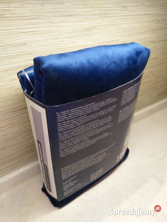 NAJTANIEJ Zasłona Welwetowe 2 Zasłony z Zabrze sprzedam