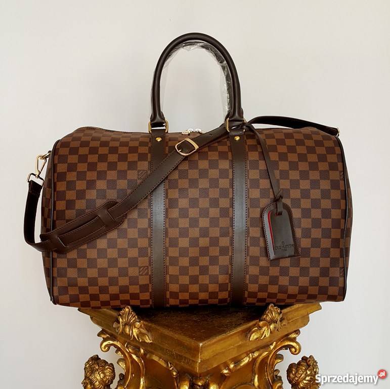 Louis Vuitton Torba Keepall w kolorze brązowym - 45 x 24 x 20 cm - Ceny i  opinie 