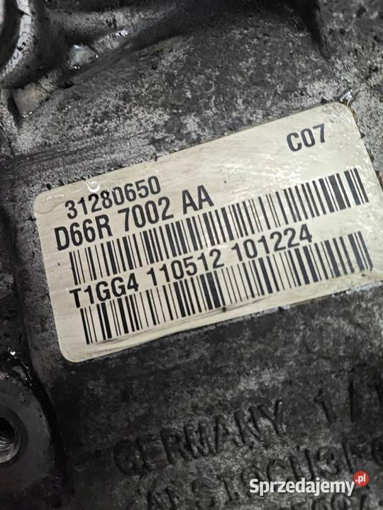 Volvo V40 Skrzynia Biegów Manual 6B 31280650 osobowe lubelskie Opole Lubelskie sprzedam