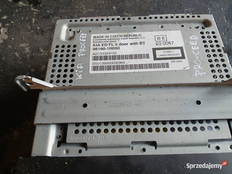 Radio fabryczne Kia ProCeed mk1 961601H050