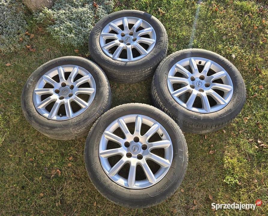 Sprzedam alufelgi Opel 16 5x110 z oponami Motoryzacja Wielmoża