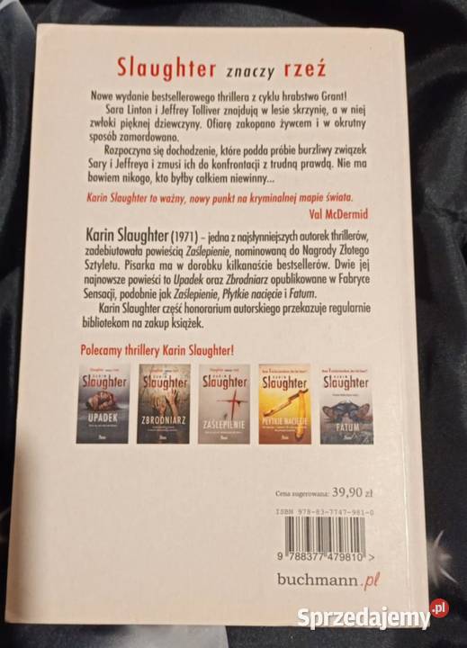 Niewierny Upadek Karin Slaughter Proza i poezja Poznań
