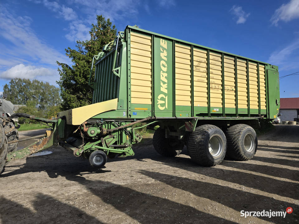 Przyczepa samozbierająca KRONE ZX 450 GD oś