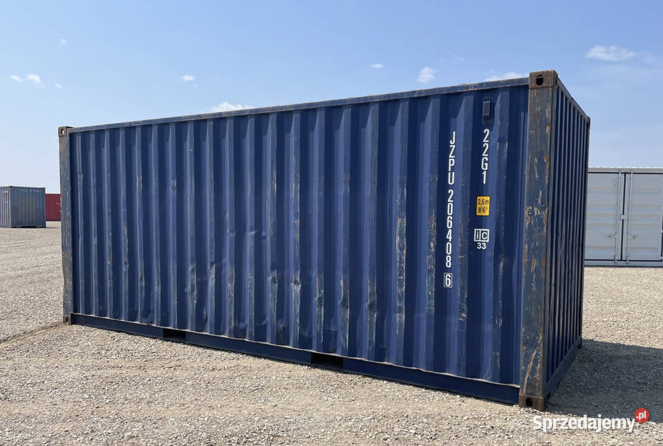 Kontener morski magazynowy 20DV 6 metrowy Łobez