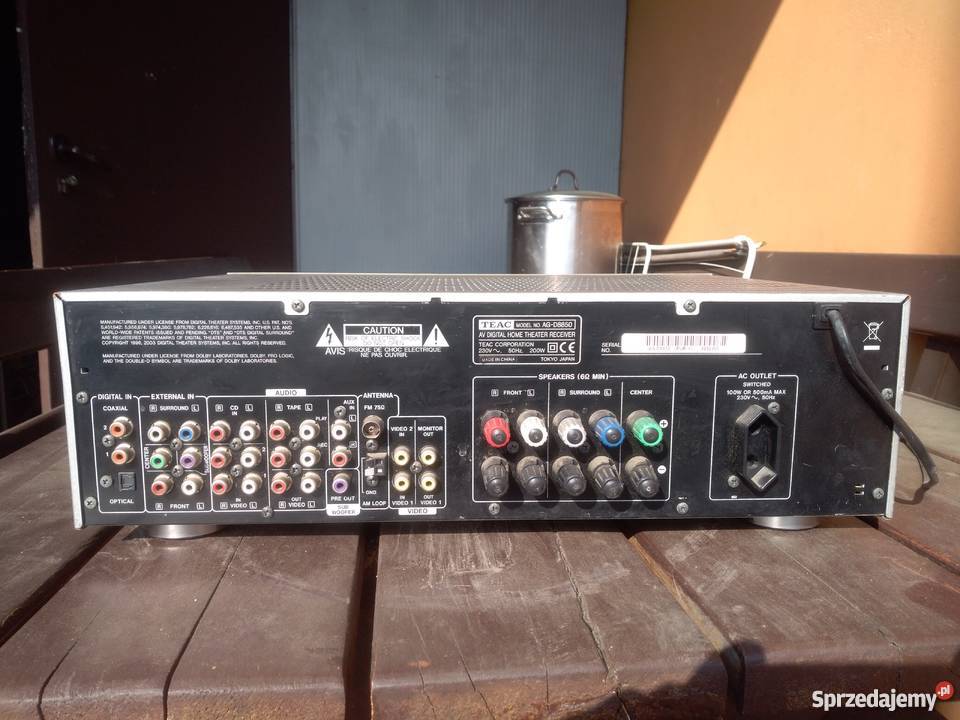 Amplituner TEAC AG8850 DVD TEAC DV3800VK