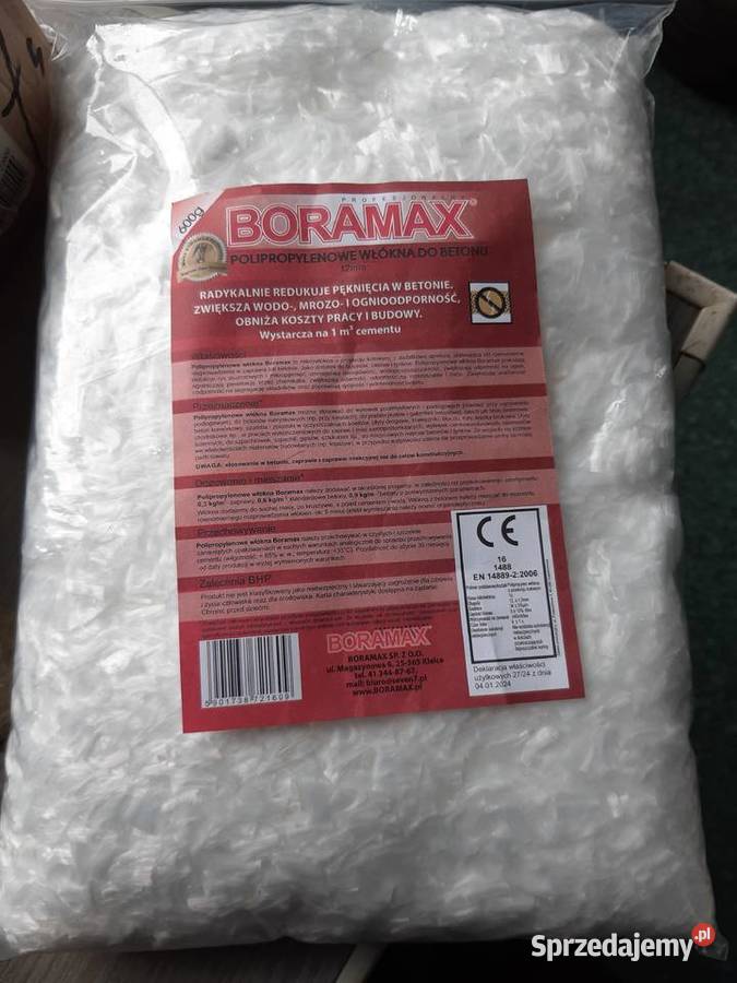 Włókna mikrozbrojenie 12mm 600g lubelskie Łęczna