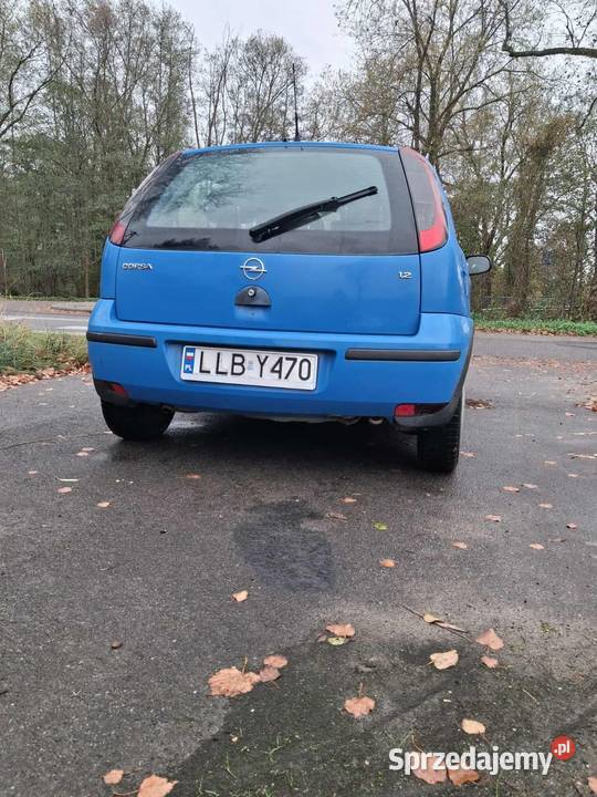 Opel Corsa C 12 LPG 04r oplacony lubelskie Biała Podlaska