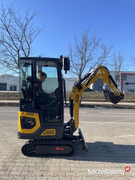 Nowa Minikoparka z kabiną GT1150C Gunter mazowieckie Mława