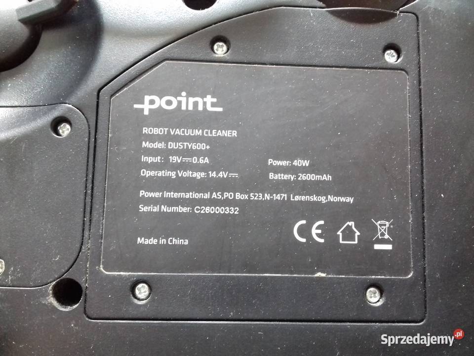 Odkurzacz automatyczny Point Dusty600 WiFi Bydgoszcz