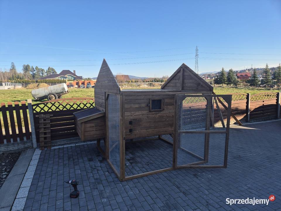 Kurnik kur z wolierą Jordanów