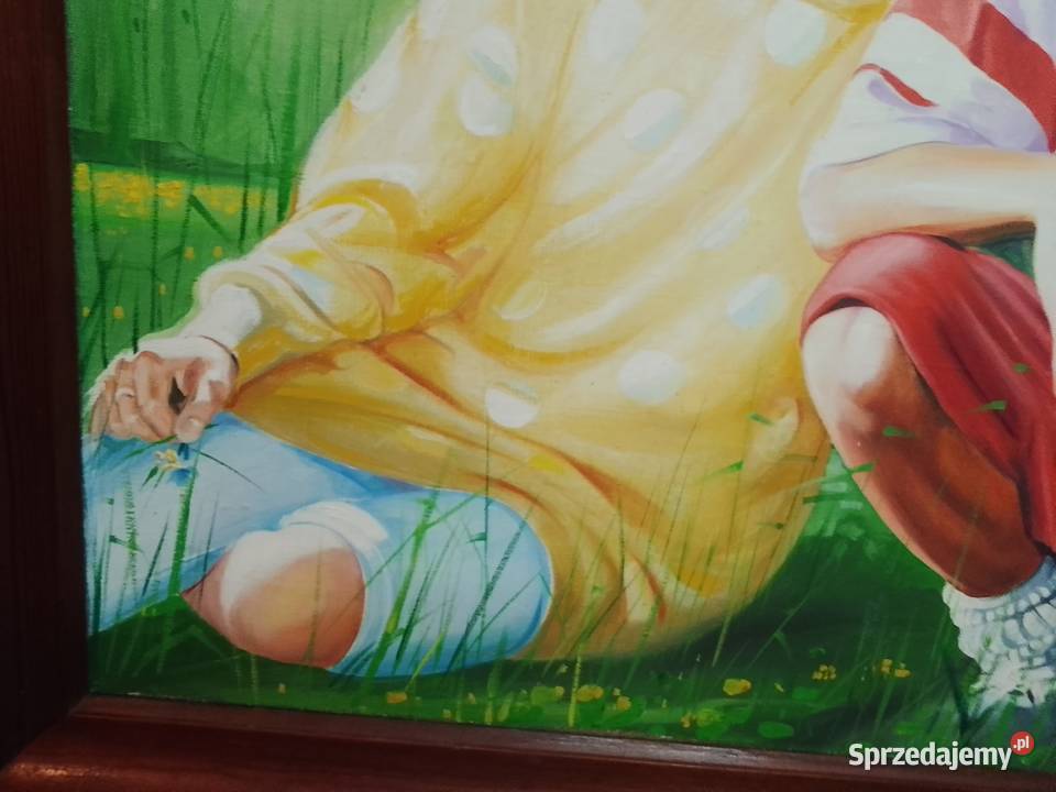 Obraz olejdny3DDzieci pies Obrazki i obrazy Świdnik