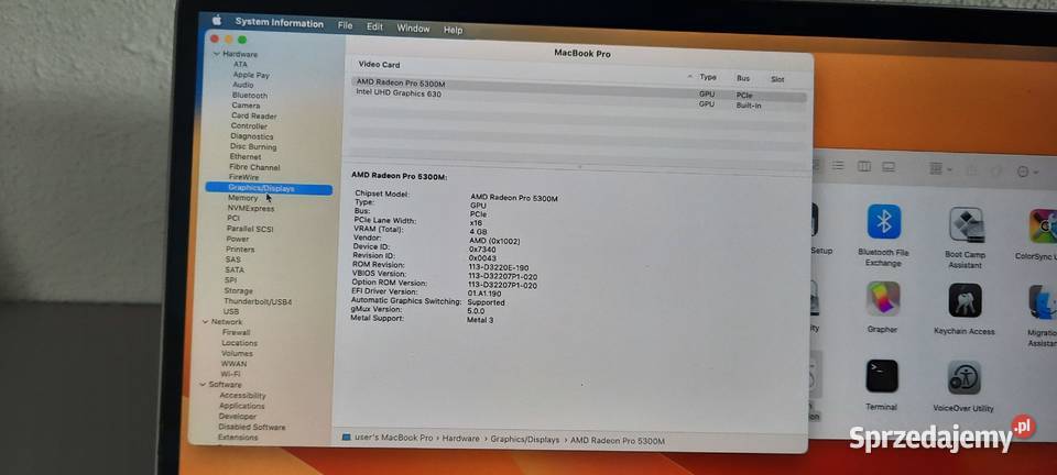 MacBook Pro 16 Touch Bar i7 16GB512GB SSDRetina wielkopolskie Skórzewo