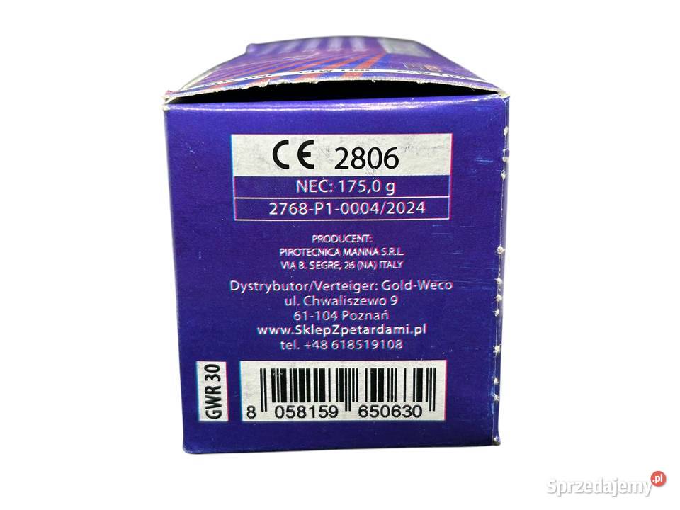 RACE PISTOLETOWE KOLOROWE MIX COLOR GWR30 GOLD Poznań