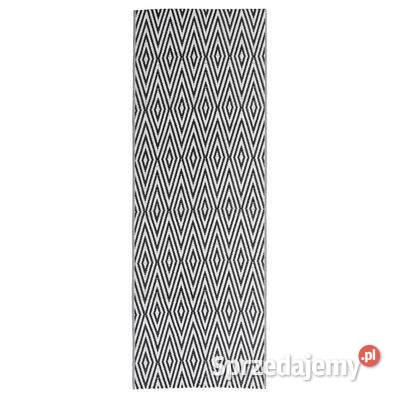 vidaXL Dywan zewnętrzny czarny 80 x 250 Koce i narzuty mazowieckie Warszawa