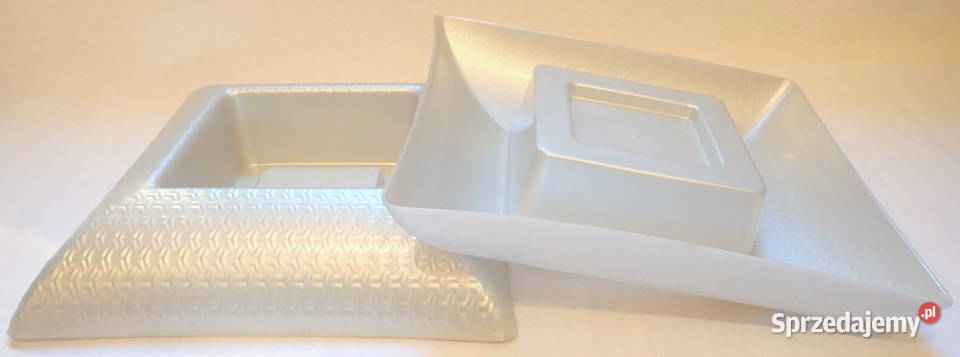 Miski MARBELLA 32 BIAŁE ZŁOTE na kompozycje Siewierz sprzedam