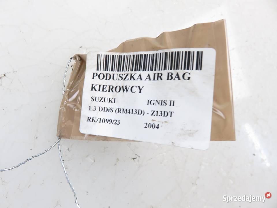 PODUSZKA KIEROWCY SUZUKI IGNIS II osobowe Wyposażenie wnętrza małopolskie