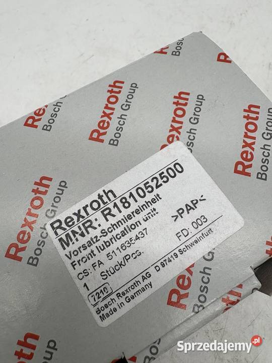 Rexroth R181052500 Zespół smarowniczy Warszawa