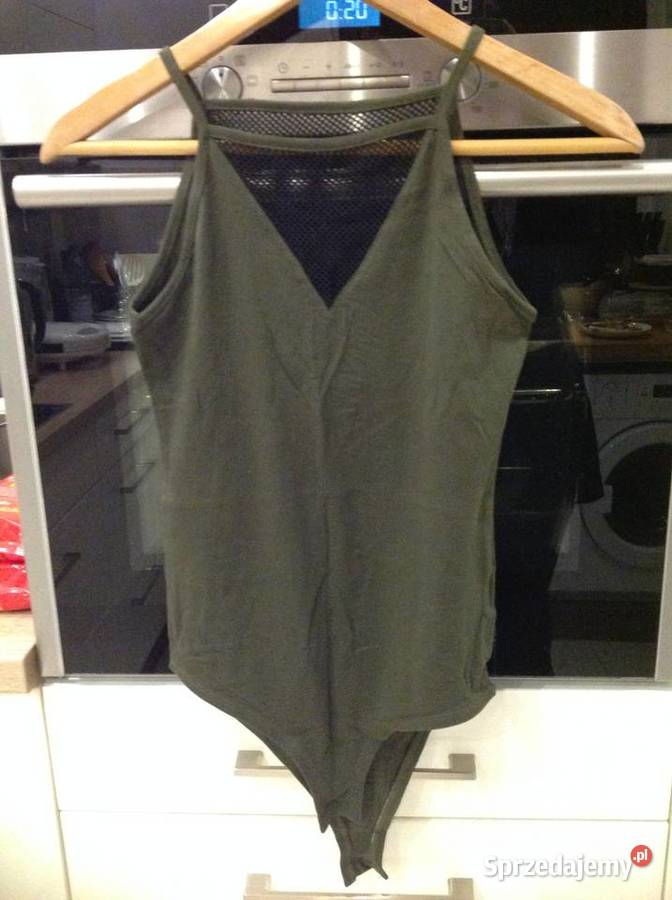 Top Body Damskie FB SISTER rizm XS Khaki Nowe zielony Topy i koszulki Nowa Sól