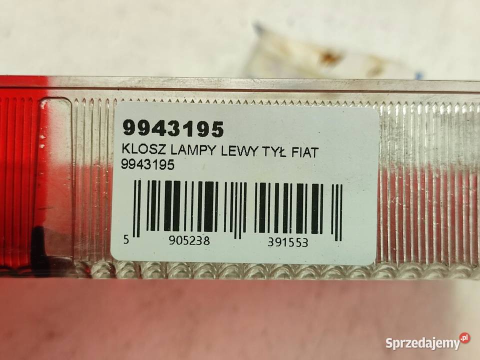 KLOSZ LAMPY LEWY TYŁ FIAT IVECO 0140463 OUTLET Części samochodowe