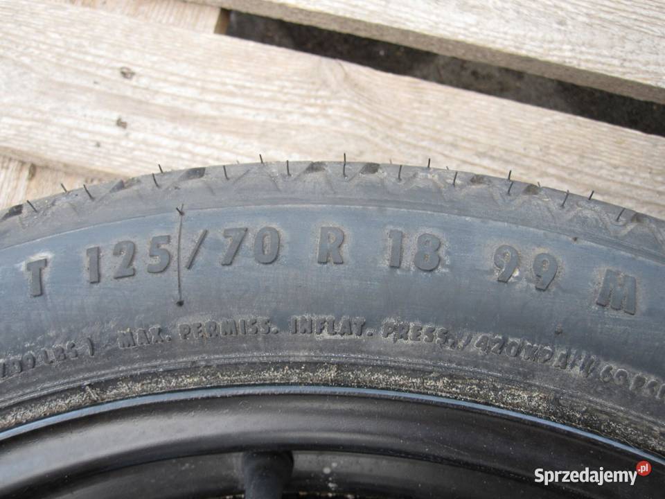 AUDI A3 S3 TT koło dojazdowe 1257018 99M 5x100