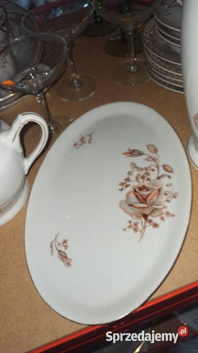 Paterka Carl Tielsh Z subtelnymi różami Porcelana i szkło Porcelana i szkło Gdańsk sprzedam