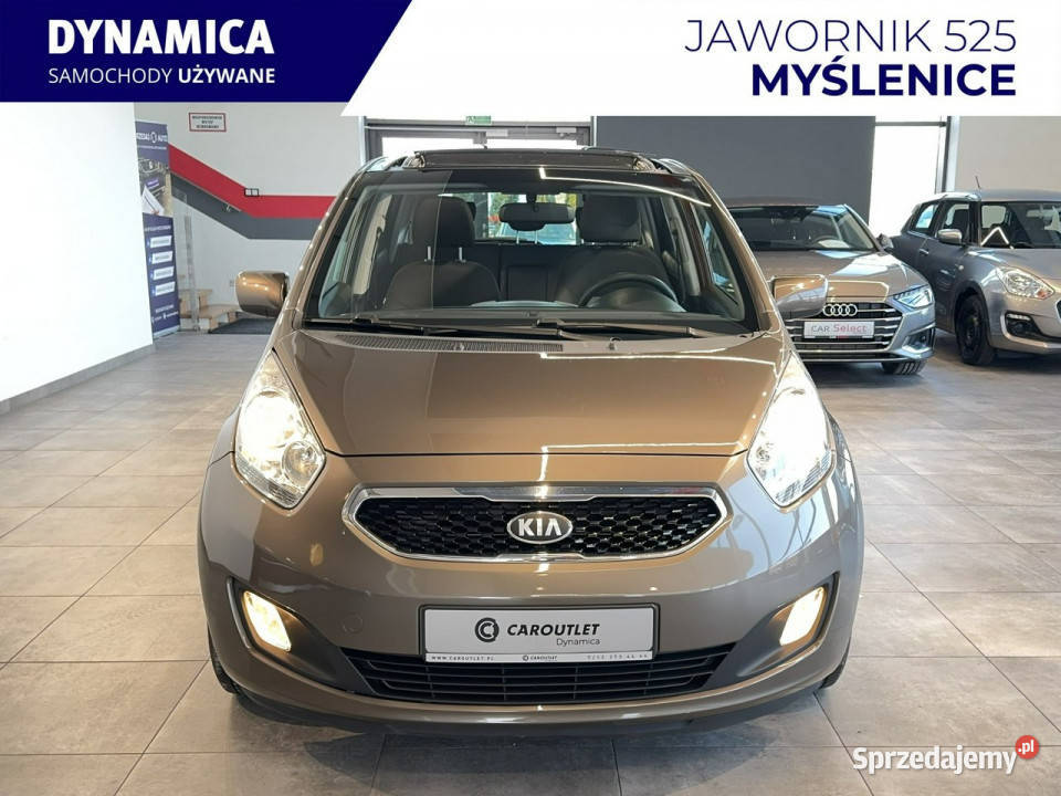 Kia Venga 14 LPG 90 M5 2013 r dach panoramiczny czujnik parkowania Myślenice