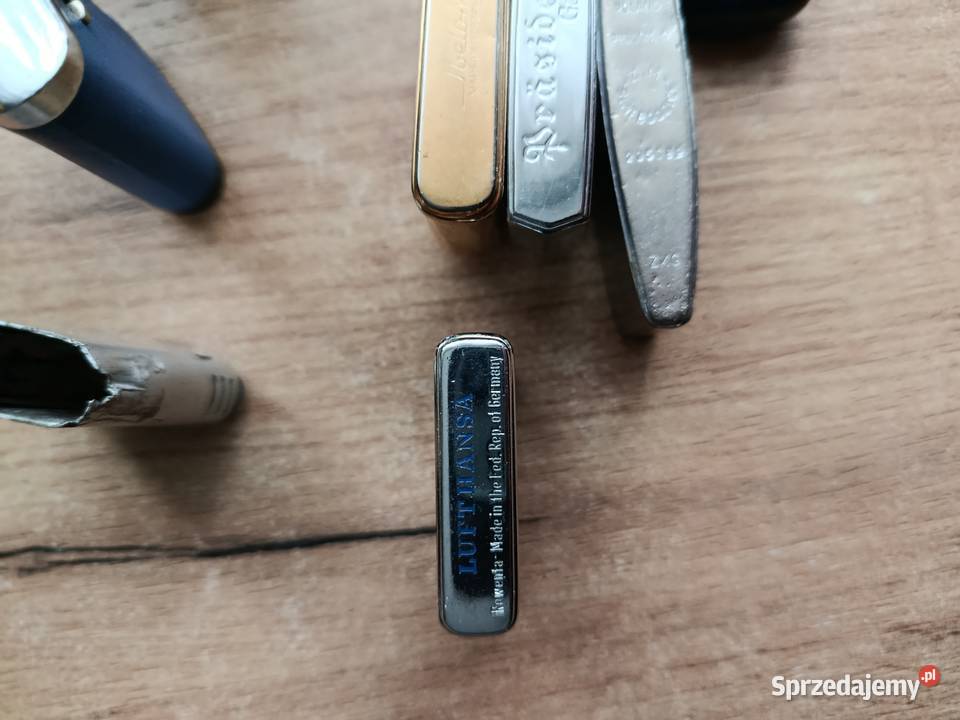 Zestaw starych metalowych zapalniczek różne Choszczno