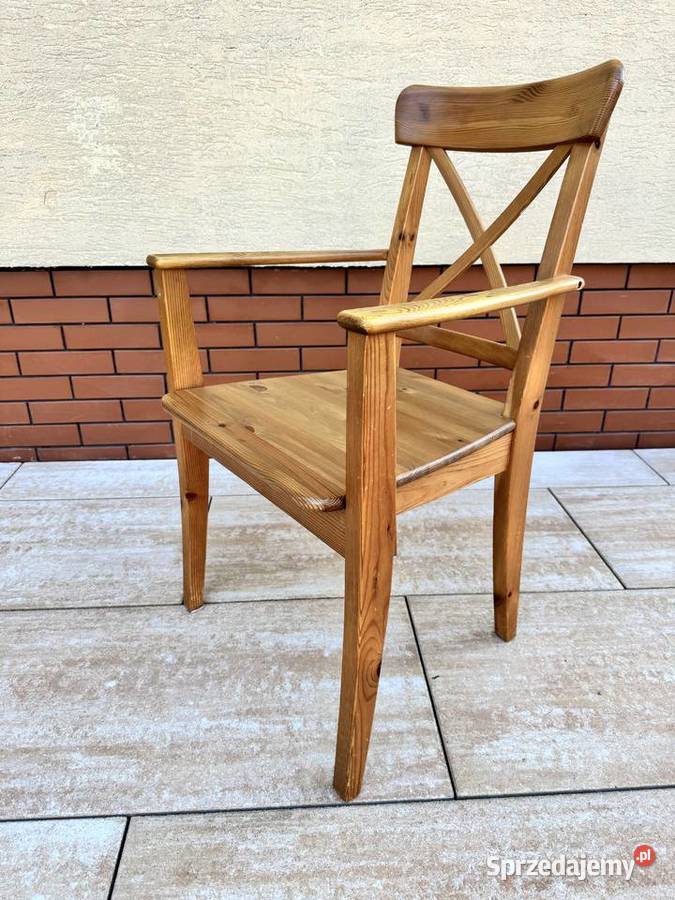Krzesło z podłokietnikami Ikea Ingolf drewniane Garwolin sprzedam