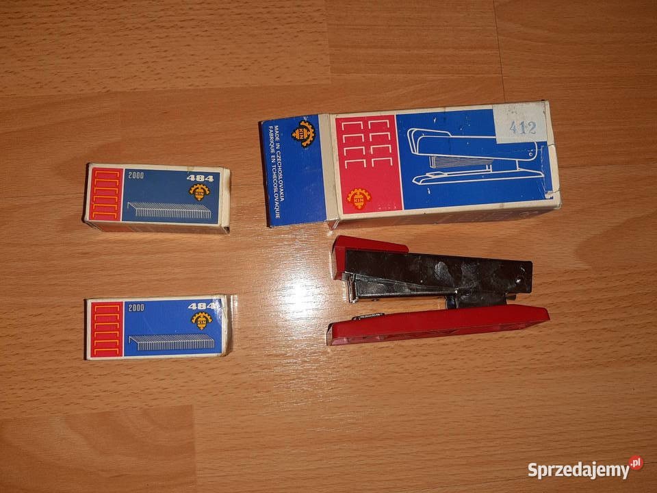 Zszywacz biurowy i zszywki produkcji śląskie Sosnowiec sprzedam