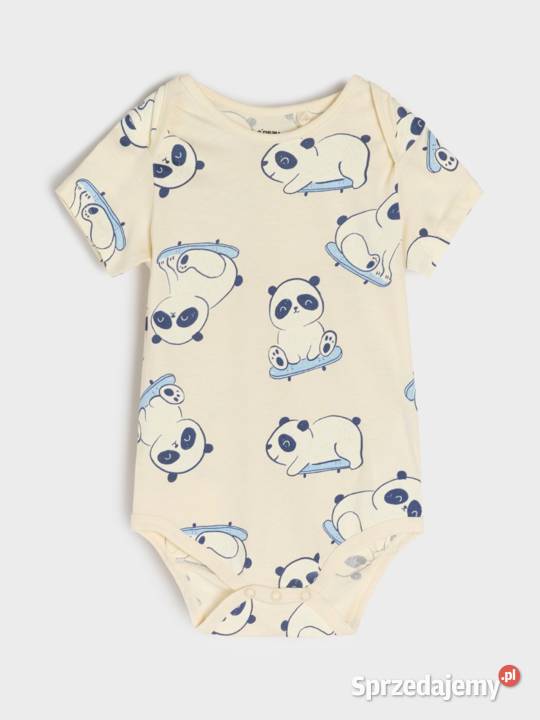 Body niemowlęce 62 Sinsay bawełna pandy panda chłopiec zachodniopomorskie Szczecin sprzedam
