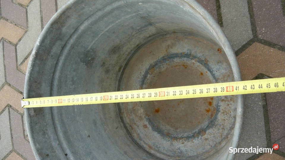 Kocioł ocynk kociołek ocynkowany emaliowany duży sprzedam