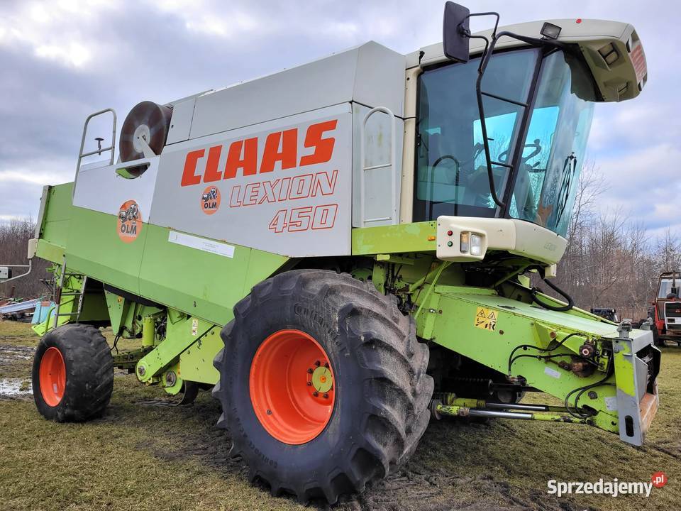 Kombajn Claas Lexion 450 heder 75 m Zaklików sprzedam