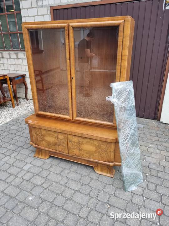 Stara witryna art deco antyk vintage lata prl Meble Raszyn sprzedam