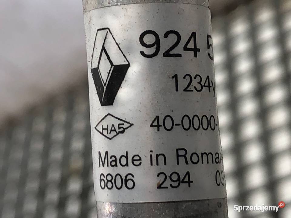 RURKA KLIMATYZACJI DACIA DUSTER 924545651R 15 sprzedam