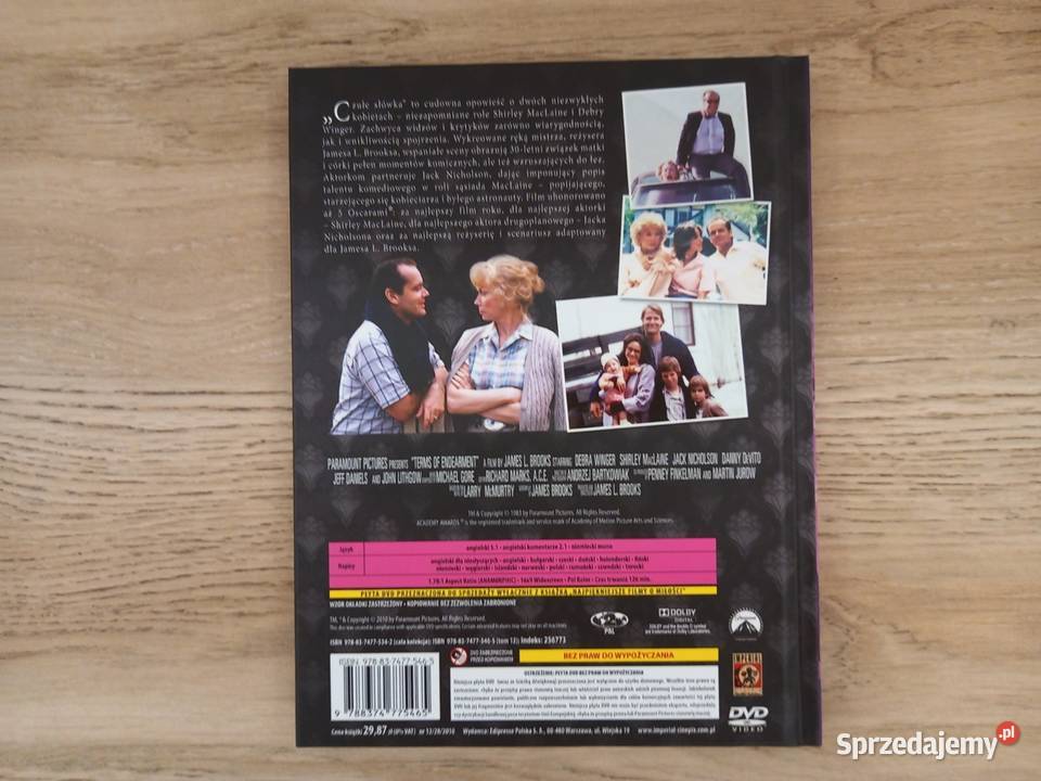 Czułe słówka flim DVD do wyboru Kraków