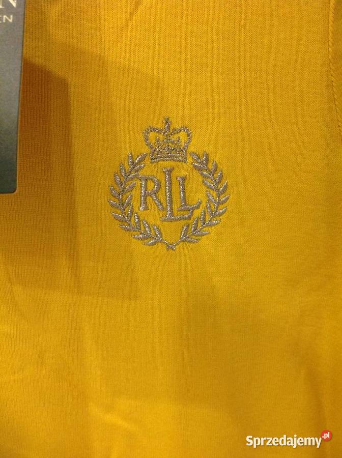 Koszulka Polo Damska RALPH LAUREN r S Żółta NOWA Topy i koszulki Nowa Sól sprzedam