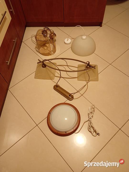 Lampy sufitowe wiszące 4 sztuki Lampy wiszące Kraków