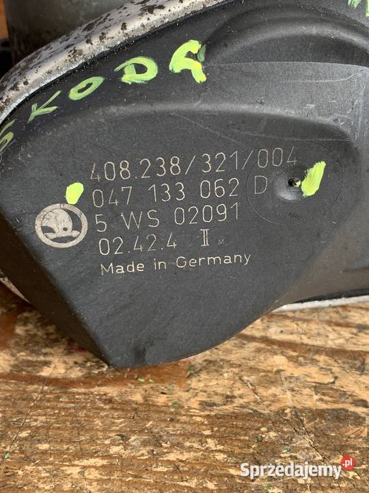 Przepustnica Skoda 14 047133062D osobowe Układ elektryczny Margonin