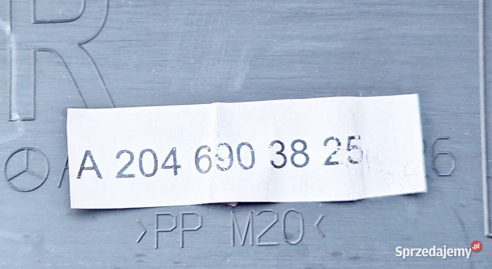 MERCEDESBENZ C W204 OSŁONA BOCZNA FOTELA TYLNEGO Części samochodowe Radom