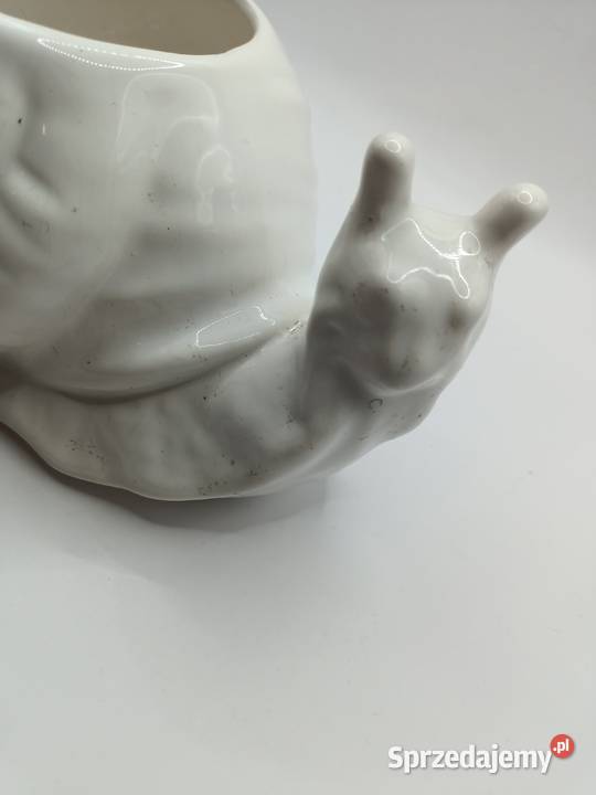 Doniczka osłonka dekoracja porcelana ślimak Zamość sprzedam