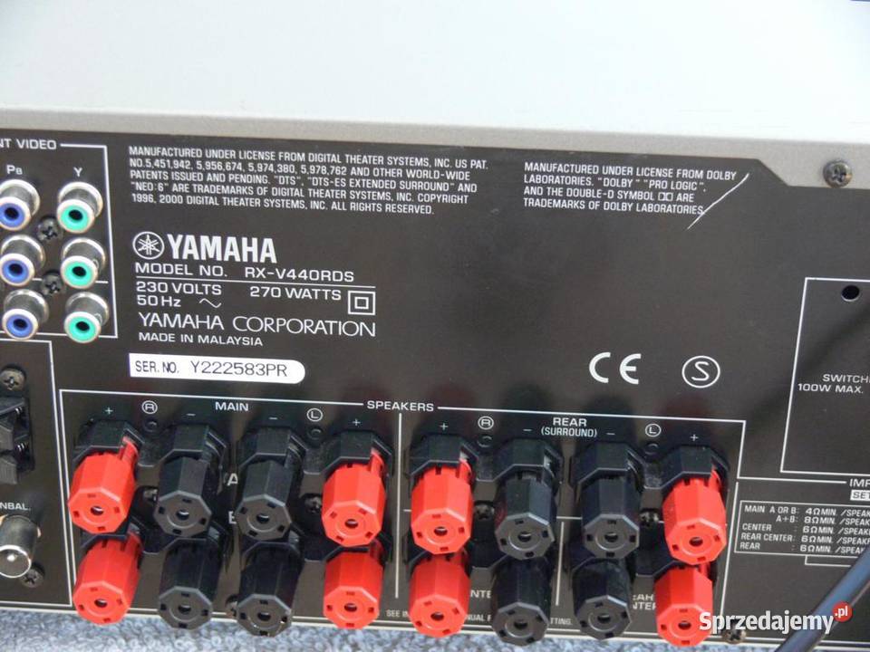 Amplituner Yamaha RXV440 RDS mocny i sprawny