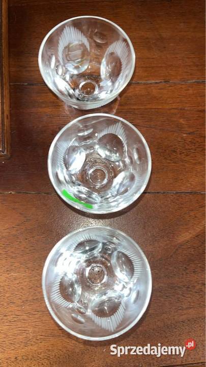 3 Kieliszek do likieru kryształowe Śliczne sprzedam