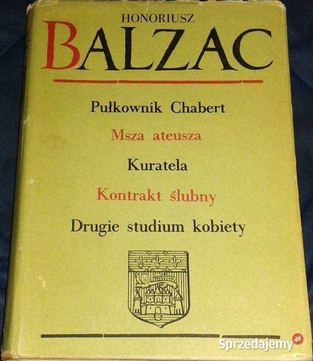 Pułkownik Chabert Msza ateusza Kuratela i inne H