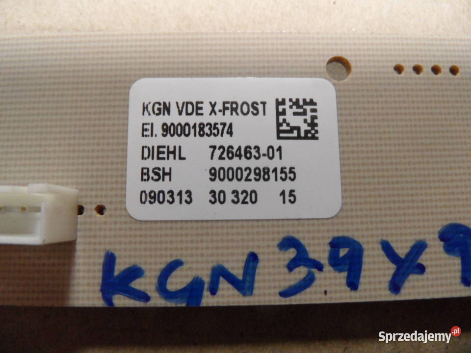 sterownik lodowki bosch KGN39X93 9000298155 Strawczyn sprzedam