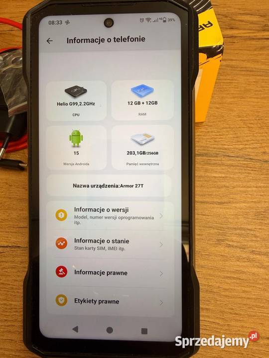 Ulefone armour 27t termowizja noktowizja kujawsko-pomorskie Chełmno