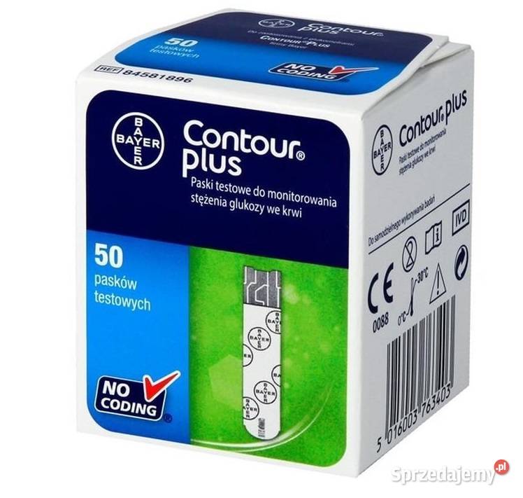 Contour Plus paski testowe 50 GLUKOMETR BAYER Warszawa sprzedam
