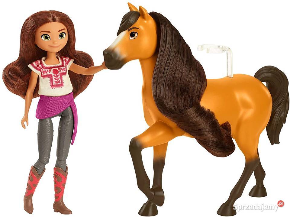 Mustang Duch Wolności Koń Rumak Spirit Lalka Mattel Mogilany