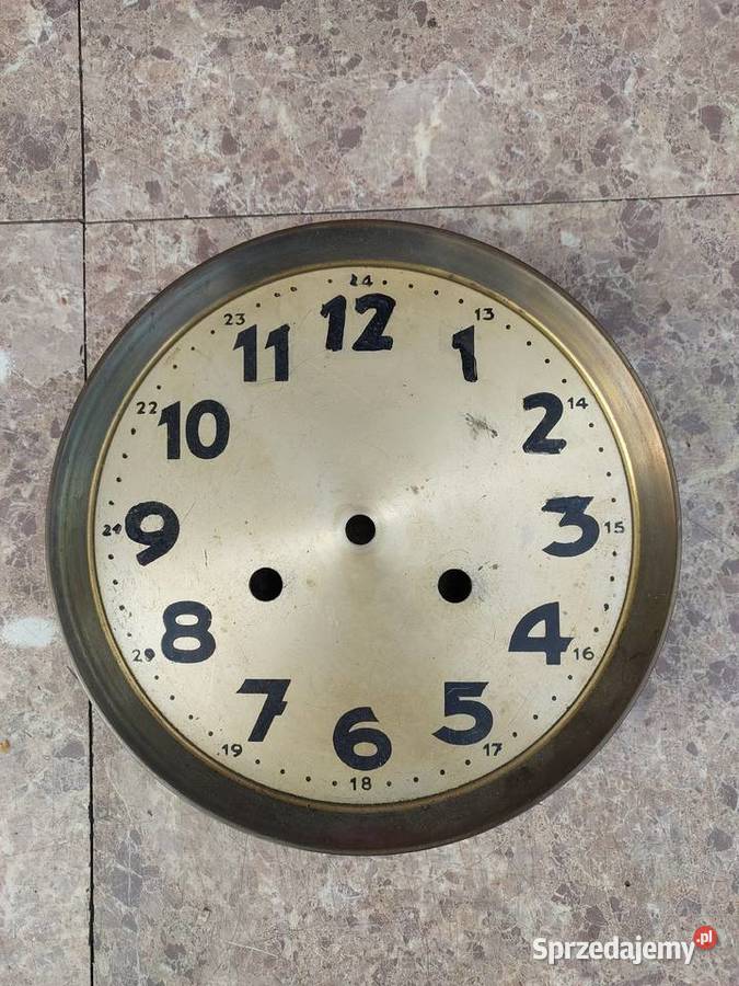 651 Tarcza starego zegara ściennego 185 56532 Antyki, Sztuka, Kolekcje Tczew sprzedam