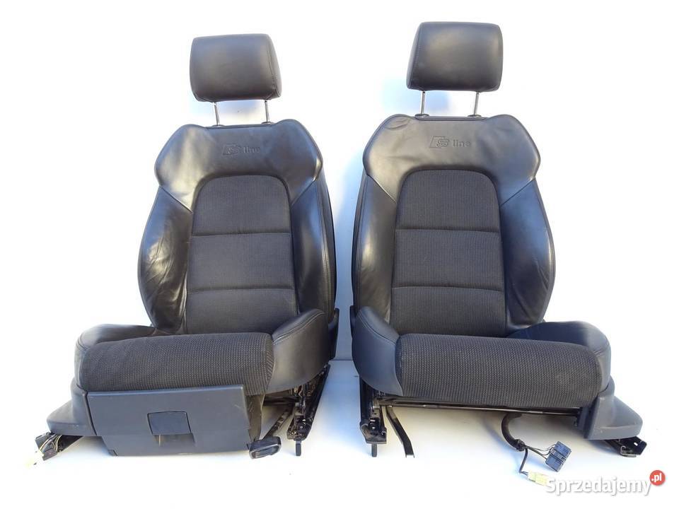 FOTELE FOTEL KANAPA PÓŁSKÓRA KOMPLET SLINE AUDI Fotele i kanapy małopolskie